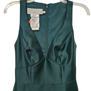 David's Bridal green formal dress size 2.